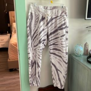 NSF tie dye sweat pants